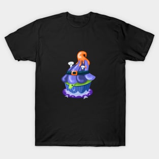 Halloween Bat Cake T-Shirt